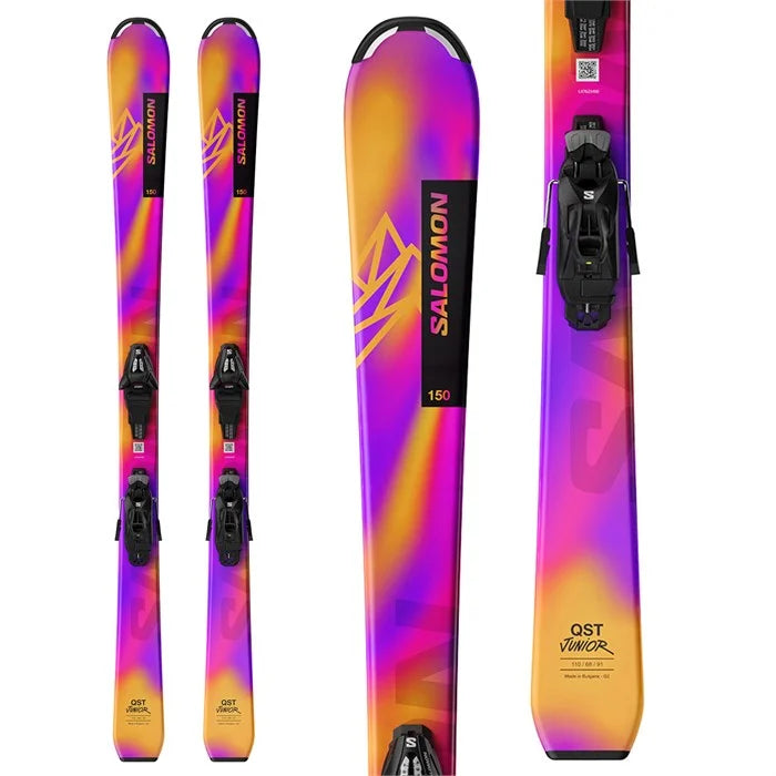 Ski Salomon L Lux Junior S pink + Fixation C5 GW J75