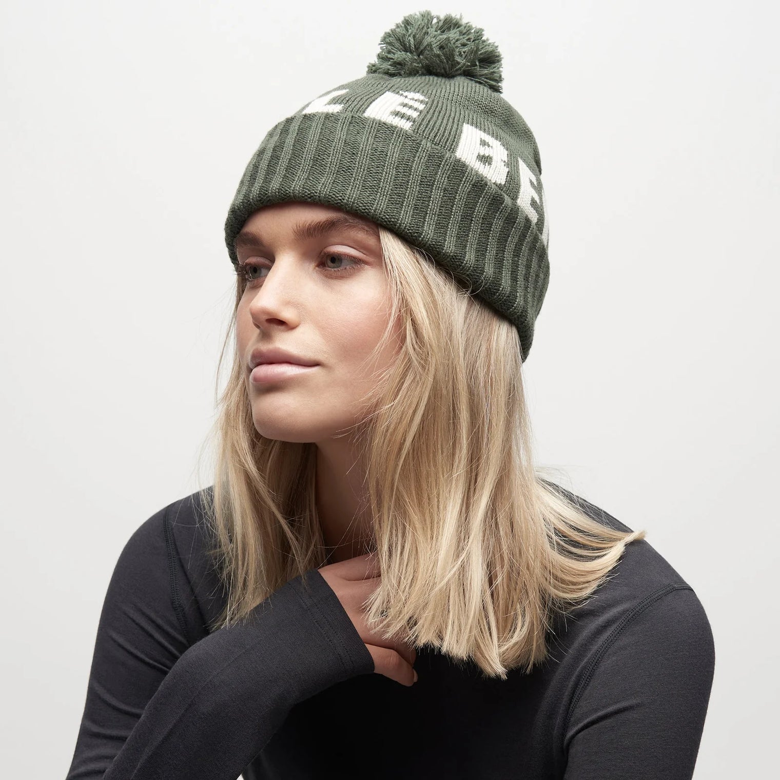 Tuque LÉ BENT THE LOGO POM POM