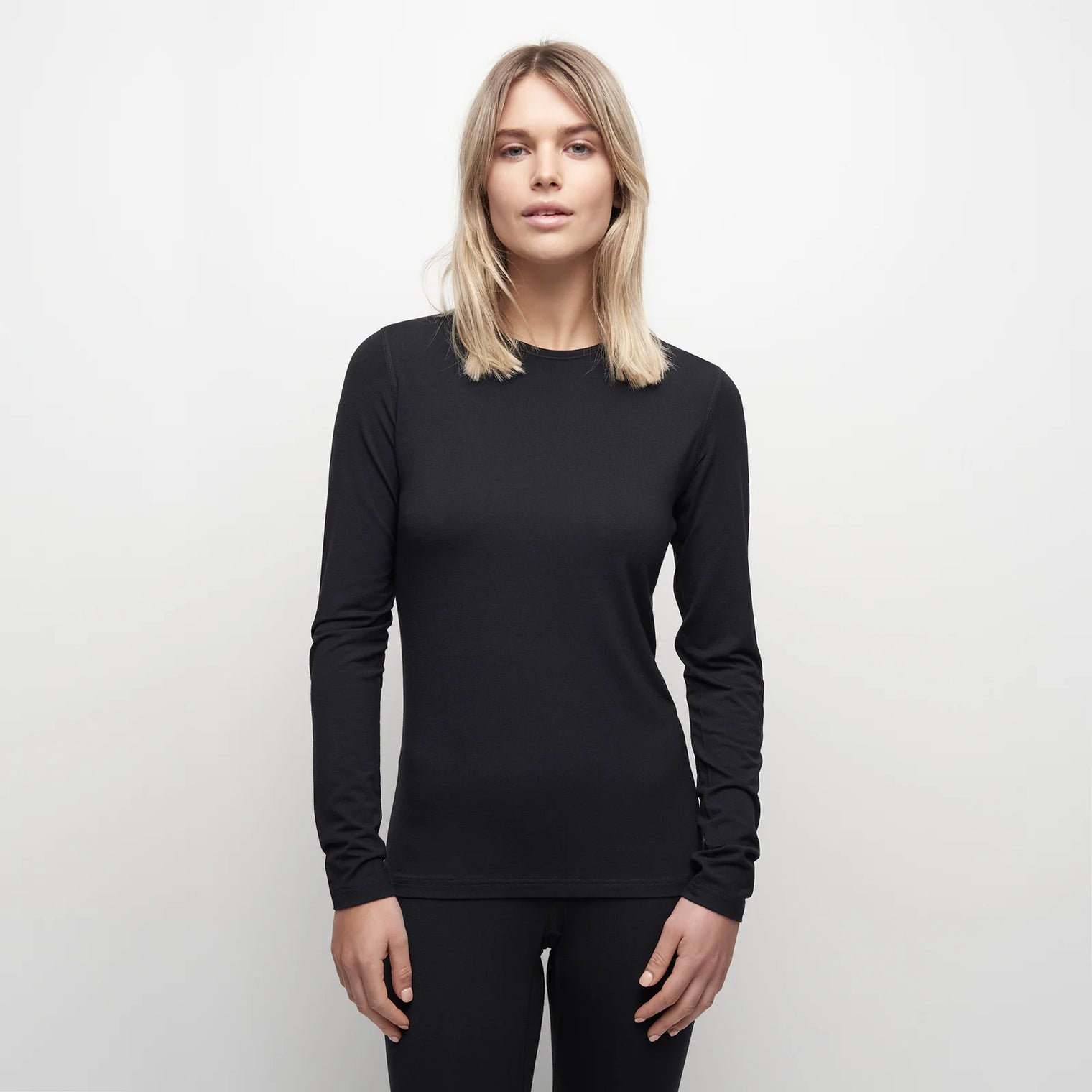 HAUT DE combine LÉ BENT WOMEN CORE MIDWEIGHT CREW BASE LAYER 260g