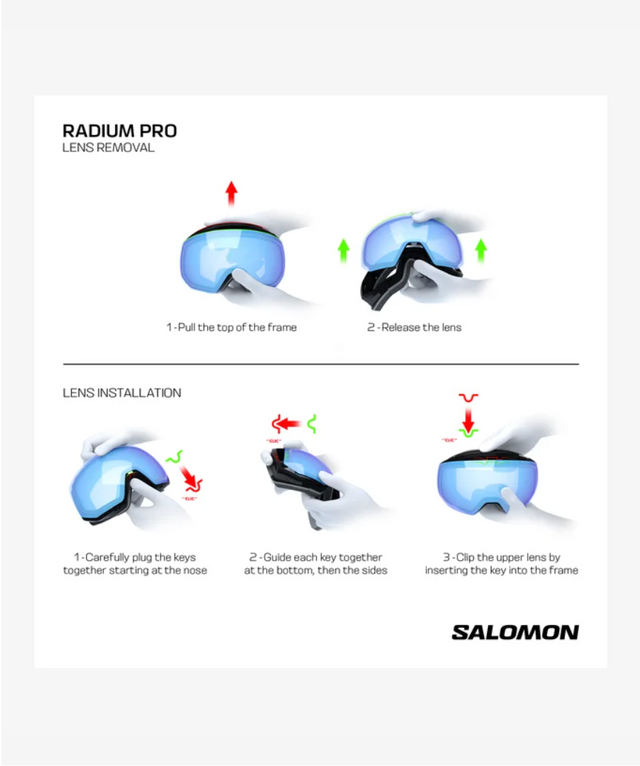 Lunette Salomon RADIUM PRO Sigma Black + vitre d'extra (2025)