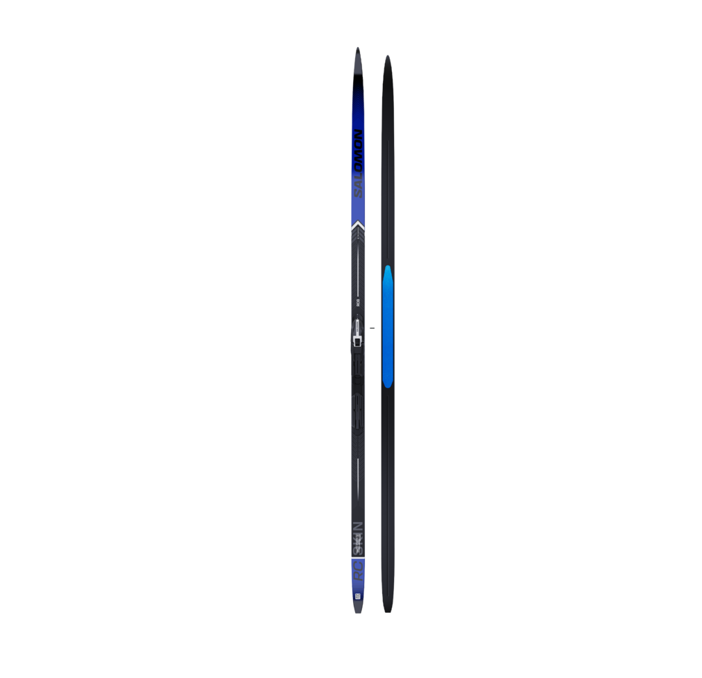 Skis de fond de classique Salomon RC8 eSKIN HARD + fixations Prolink Shift
