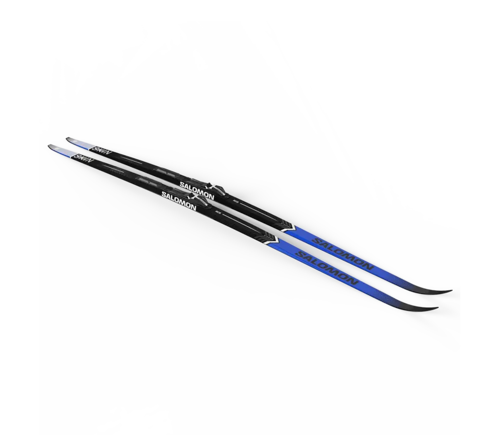 Skis de fond de classique Salomon RC8+ Eskin X-STIFF + fixations Prolink Shift