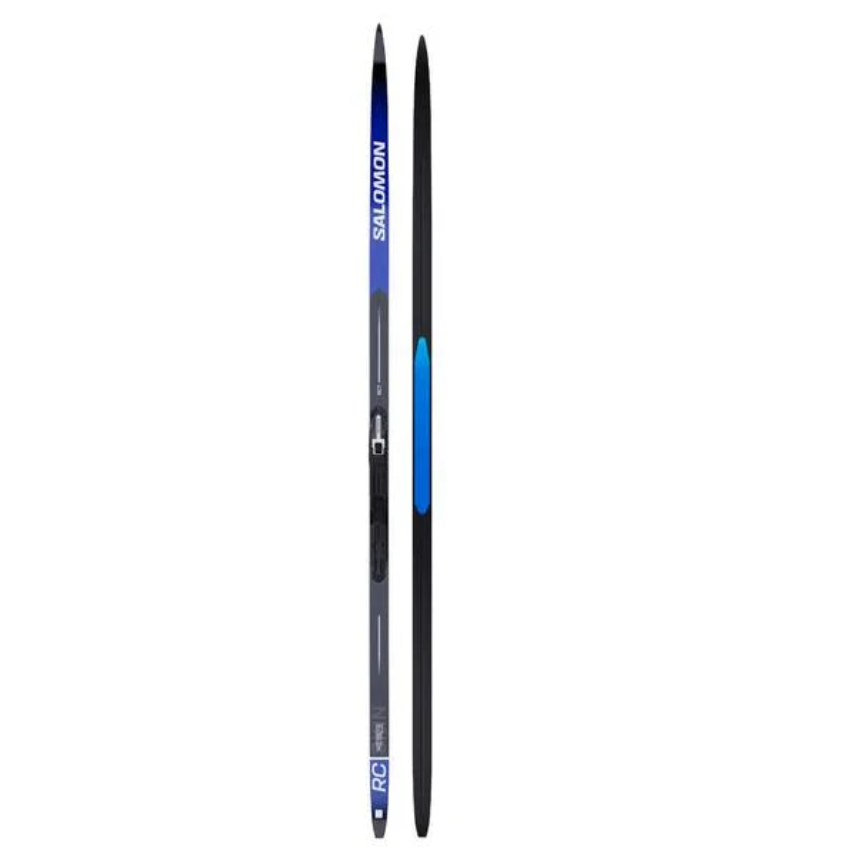 Skis de fond de classique Salomon RC7 eSKIN X-Hard + fixations Prolink Shift