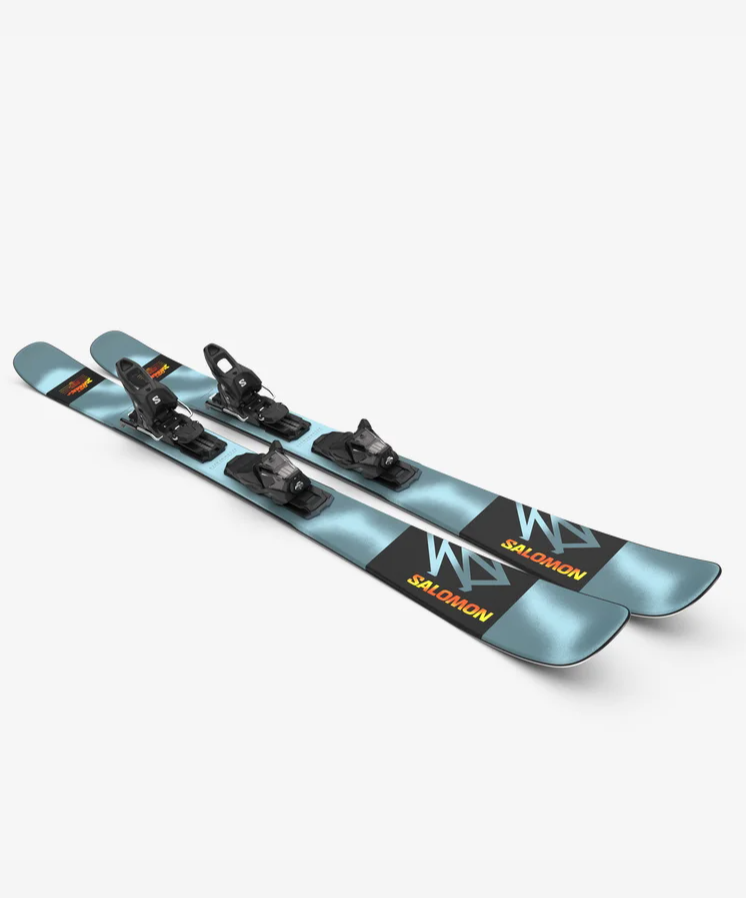 Salomon E QST SPARK Aquatic/Flame Orange + fixation EM10 GW