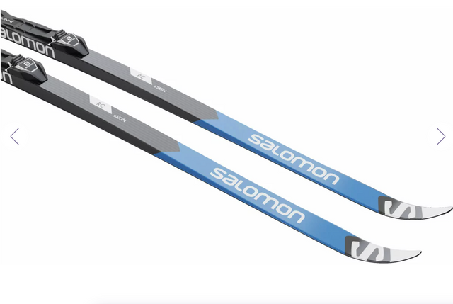 Skis de fond de classique Salomon RC eSkin (juniors) PM PLK+ Fixation PROLINK ACCESS 2023