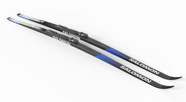 Skis de fond de classique Salomon RC+ eSkin (juniors) PM PLK+ Fixation PROLINK ACCESS