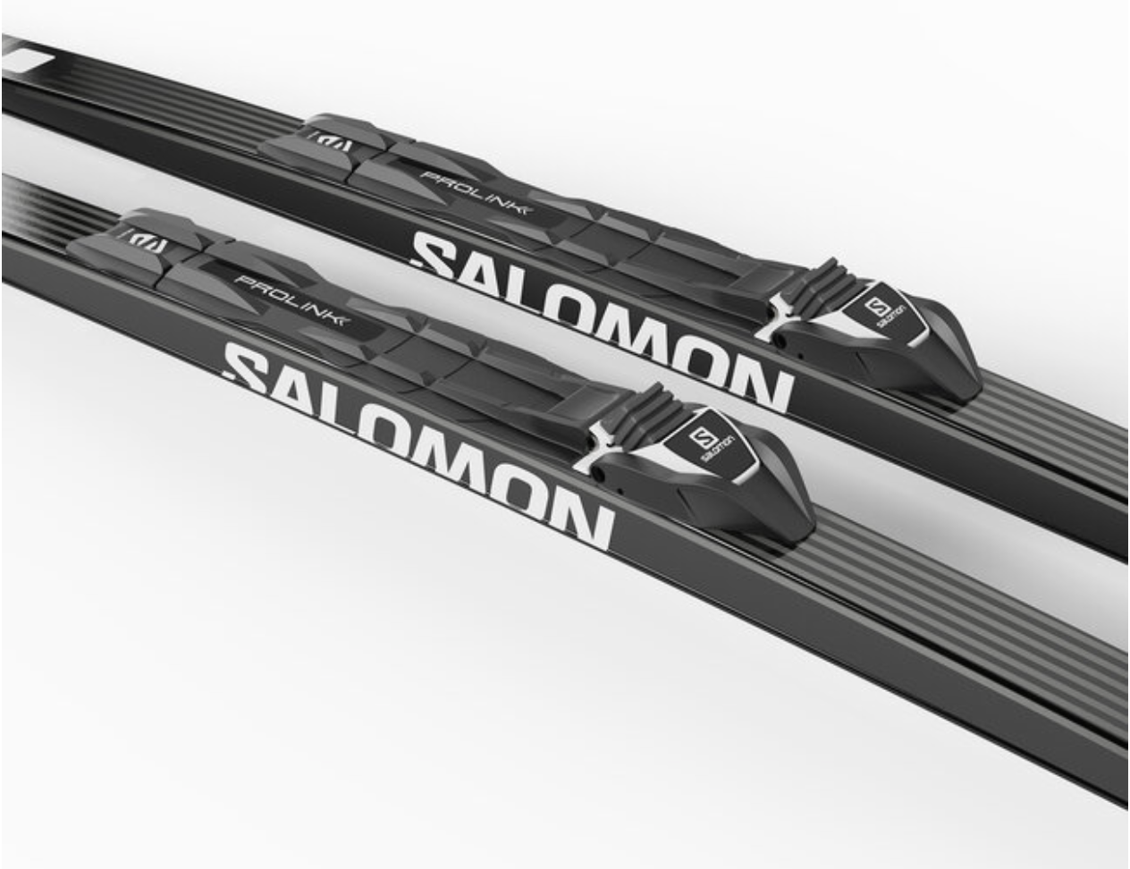 Skis de fond de classique Salomon RC+ eSkin (juniors) PM PLK+ Fixation PROLINK ACCESS