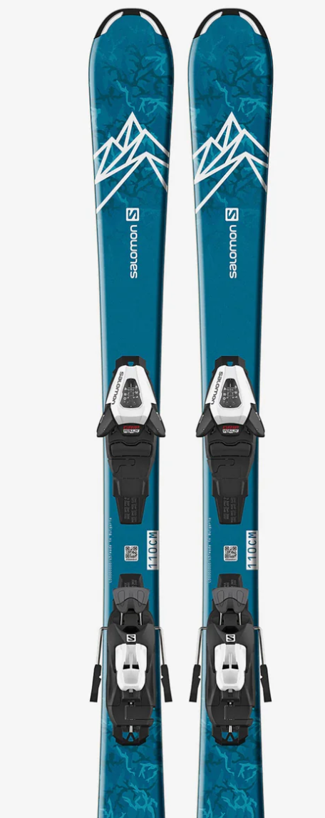 Ski Salomon L QST max Junior S Blue + Fixation C5 GW J75