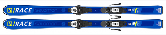 Ski Salomon E S/Race Rush Jr Blue/Yellow+ Fixation L6 GW J80
