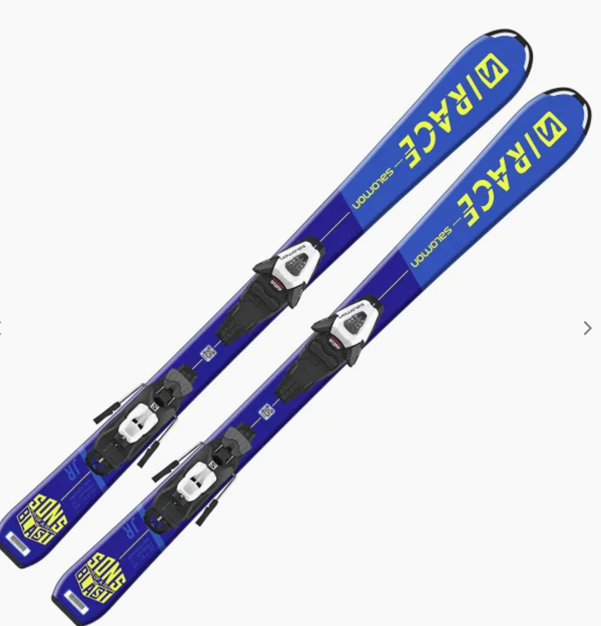 Ski Salomon L Srace Junior S Blue/Yellow+ Fixation C5 GW J75