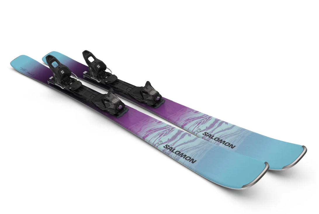 Skis alpins pour femmes Salomon EStance80 + Fixation M10 GW