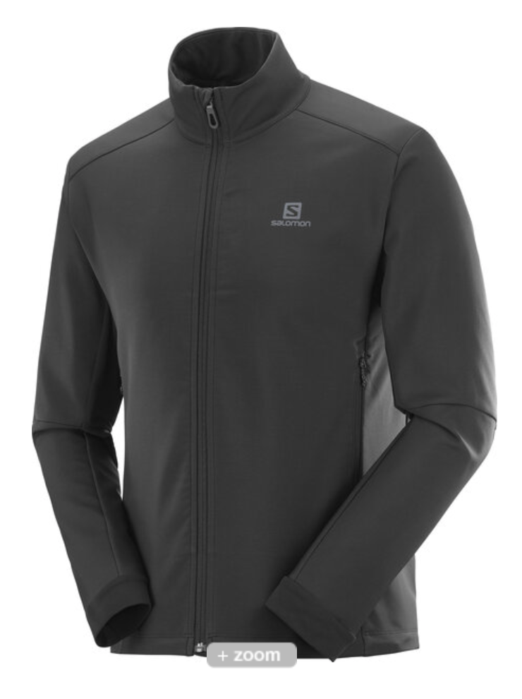 Manteau Ski de fond Salomon Agile Noir Softshell JKT (Homme)