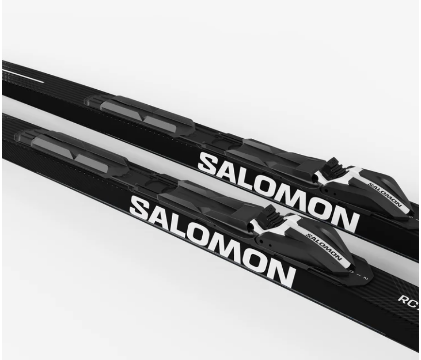 Skis de fond de classique Salomon RC7 eSKIN X-Hard + fixations Prolink Shift