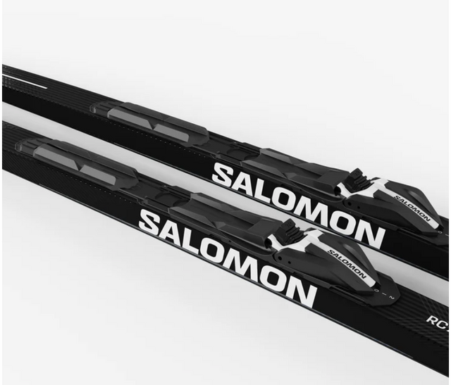 Skis de fond de classique Salomon RC7 eSKIN Hard + fixations Prolink Shift