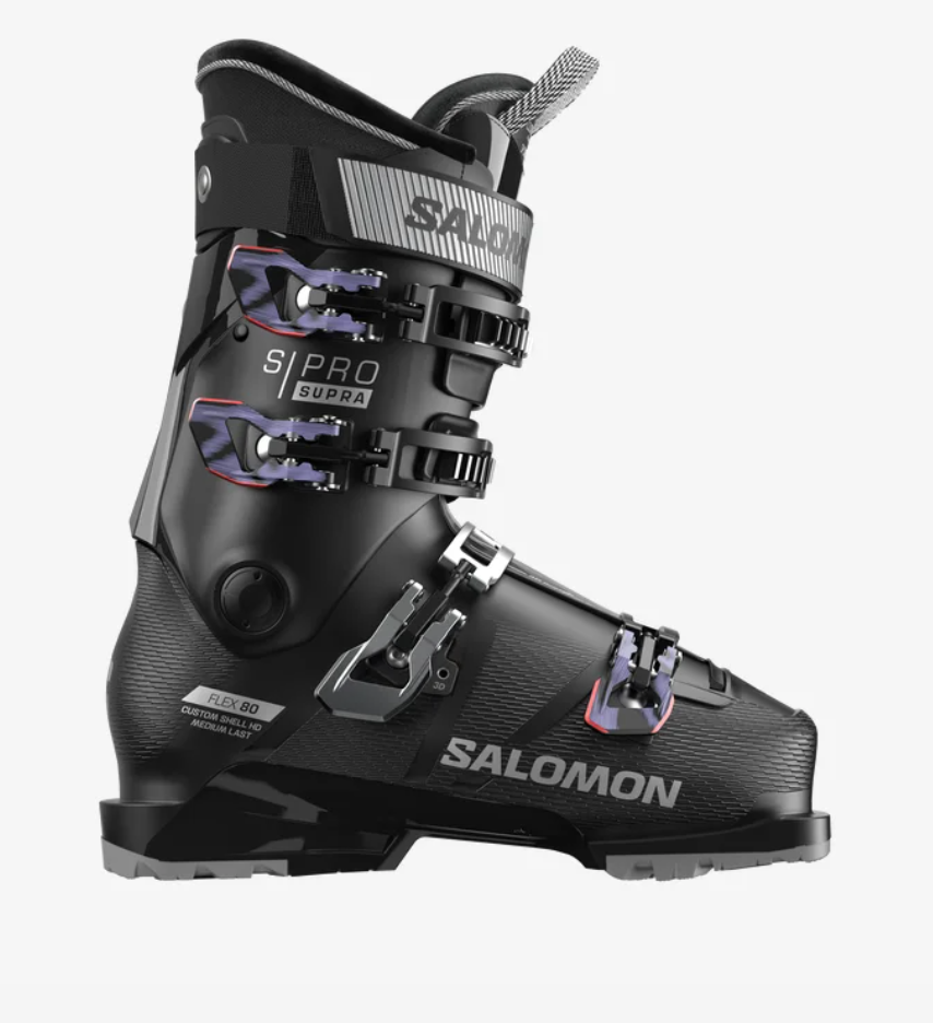 Botte de ski Salomon S/Pro SUPRA 80 W GW Black/Silver (Femme)