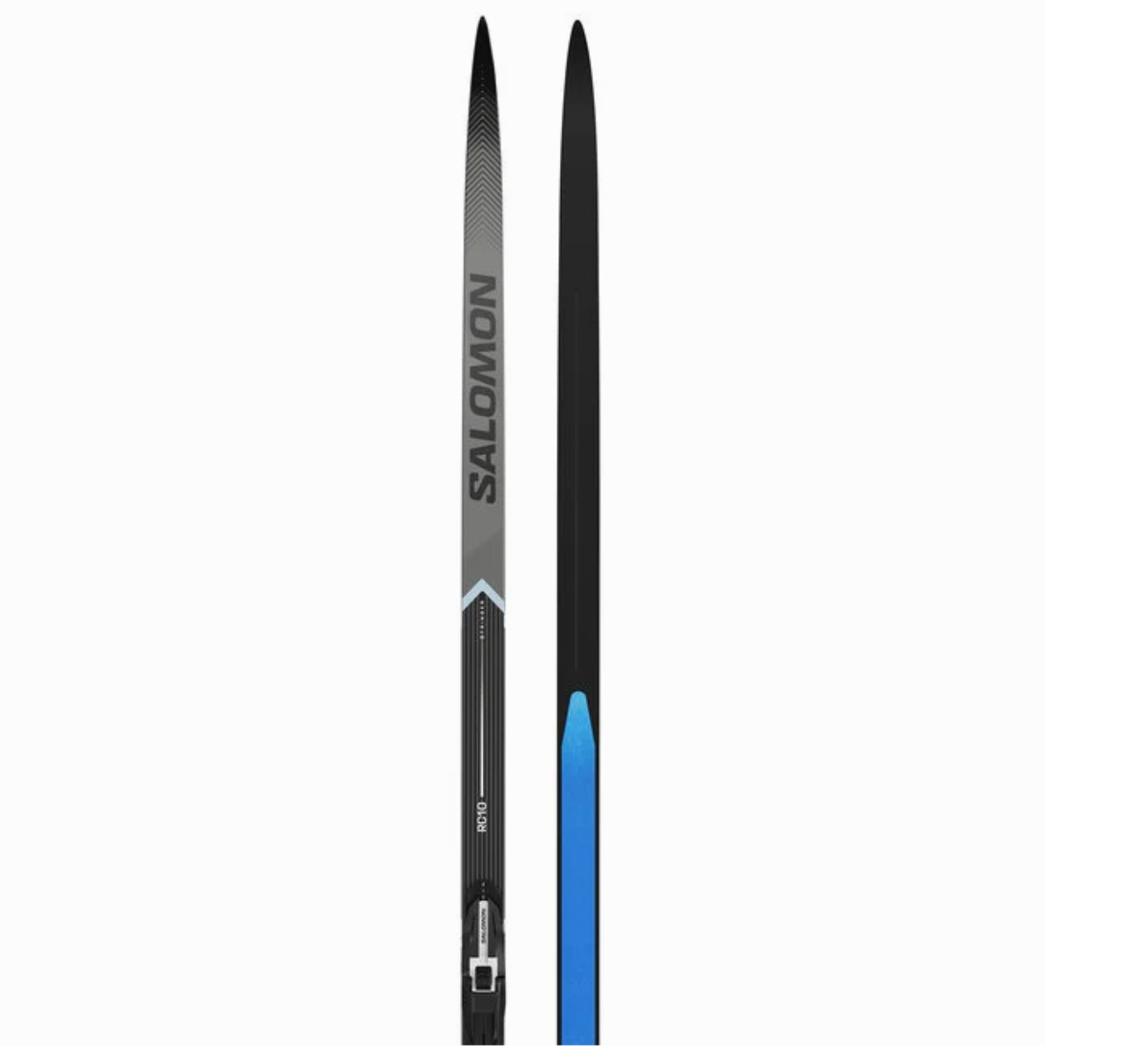 Skis de fond de classique Salomon RC10 eSKIN HARD + fixations Shift