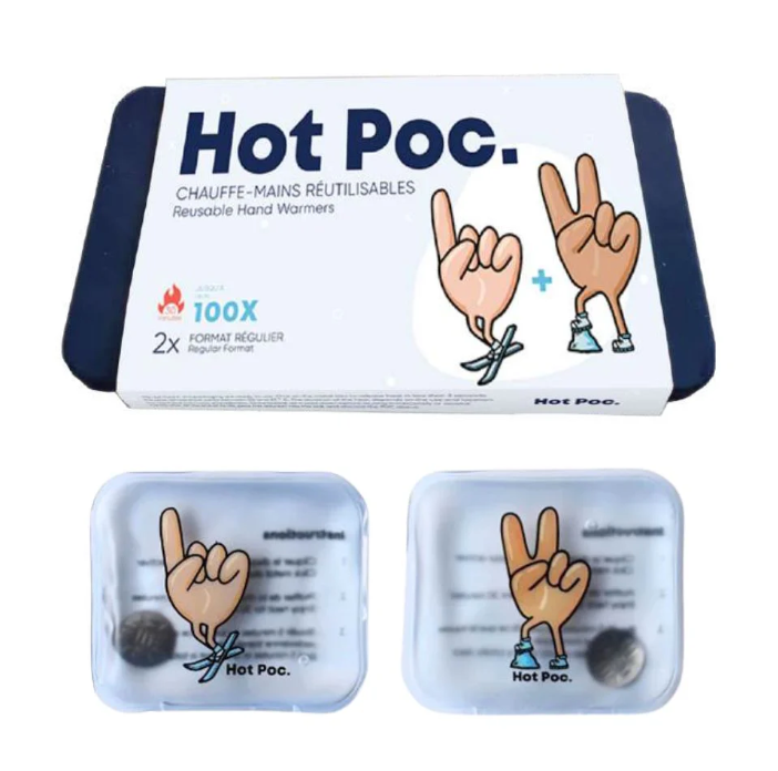 Chauffe mains réutilisable Hot Poc Ski randonnée (Boîte de 2)