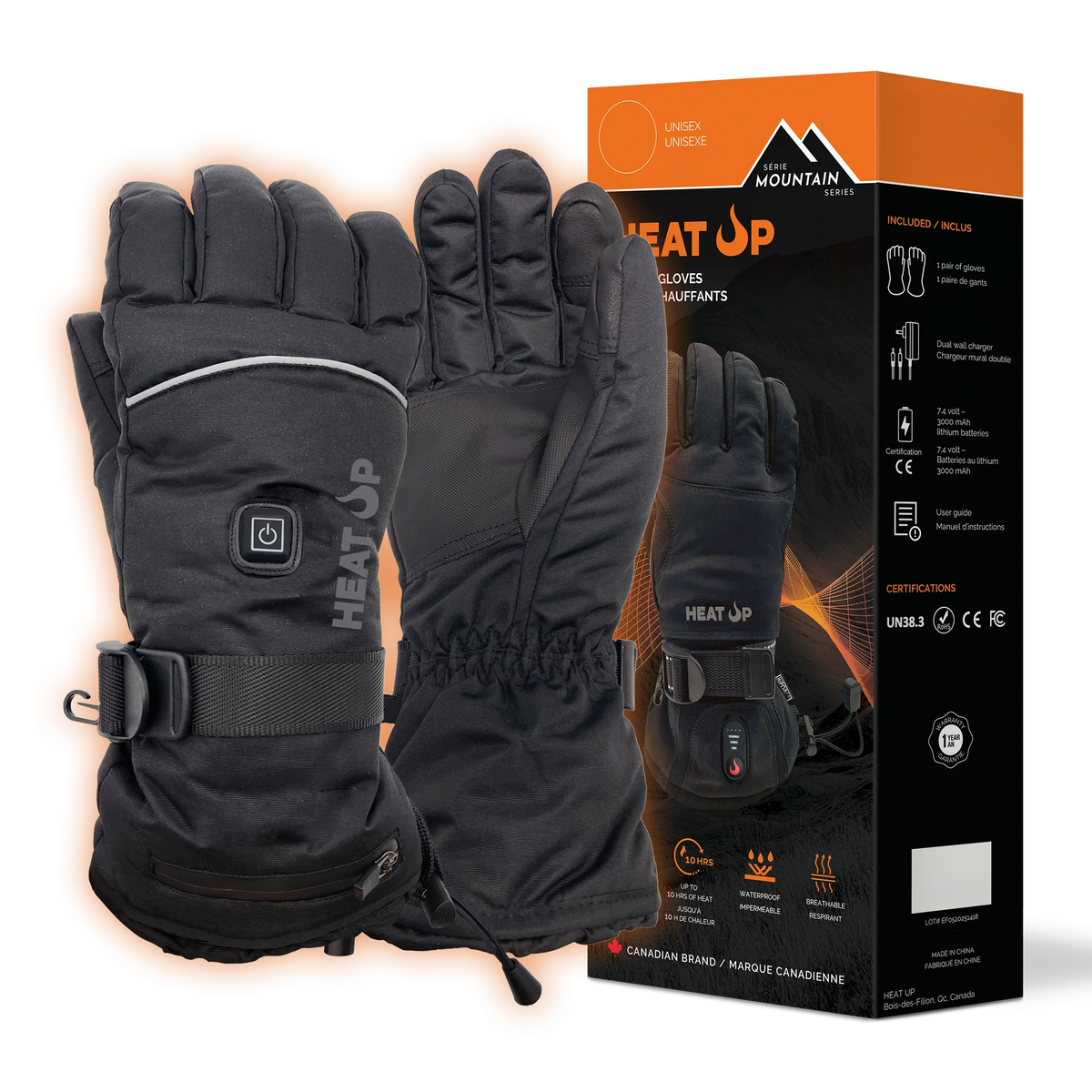 Gants chauffants HEAT-UP Unisexe