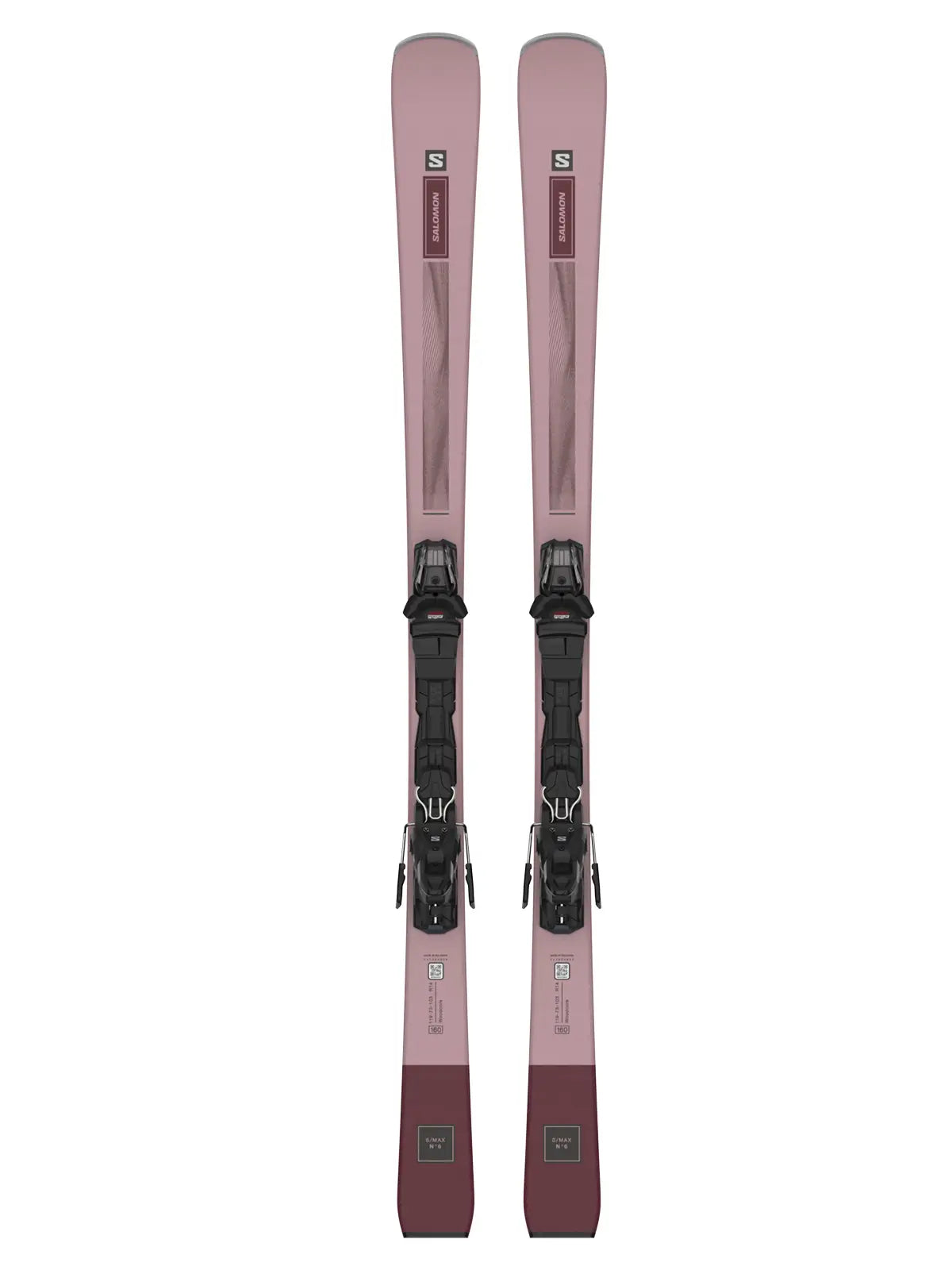 Skis alpins pour femmes Salomon S/Max N 6 W avec fixations M10 GW L80