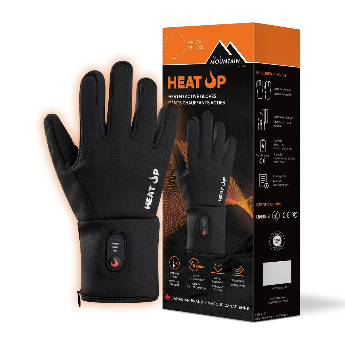 Gants chauffants multisport HEAT-UP Unisexe