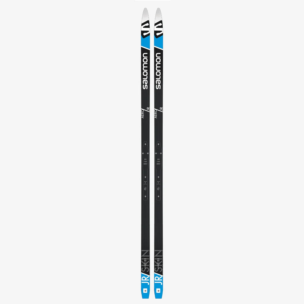 Skis de fond de classique Salomon Aero eSkin (juniors) + FIXATION PROLINK ACCESS JR