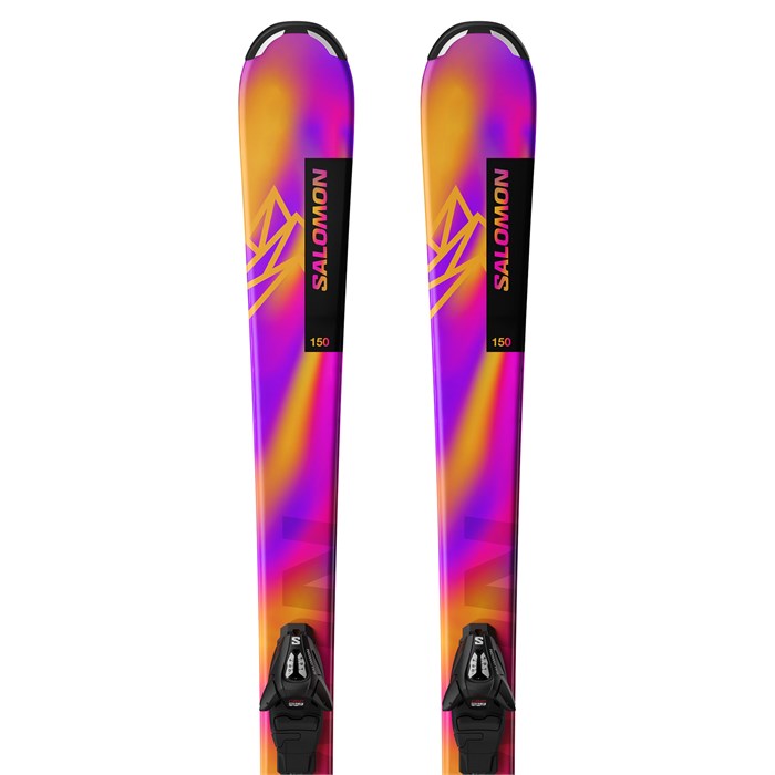 Ski Salomon L Lux Junior M pink + Fixation L6 GW