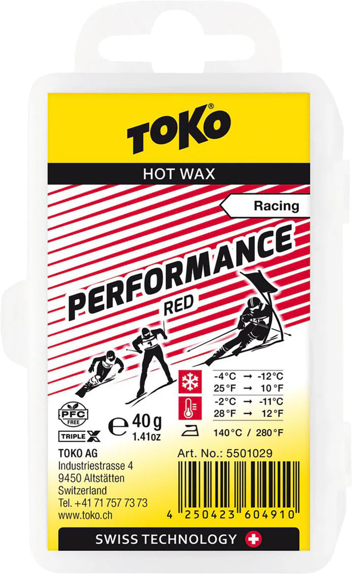 Performance Hot Wax red Toko -40g