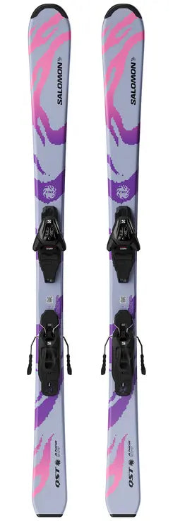 Ski Salomon L QST Jr COSMIC SKY M + Fixation L6 GW