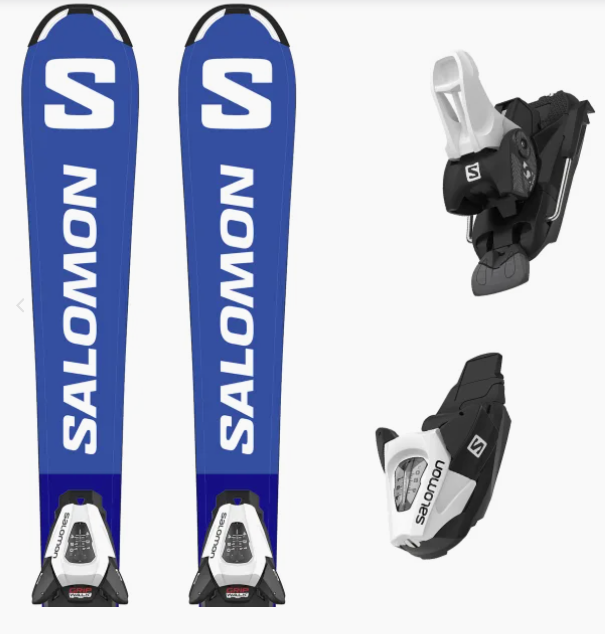 Ski Salomon L Srace Junior S Race Blue + Fixation C5 GW J75