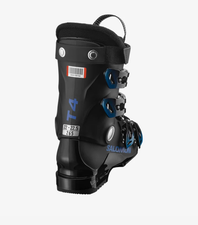 Bottes Salomon T4 RT Black/Race Blue (Junior)