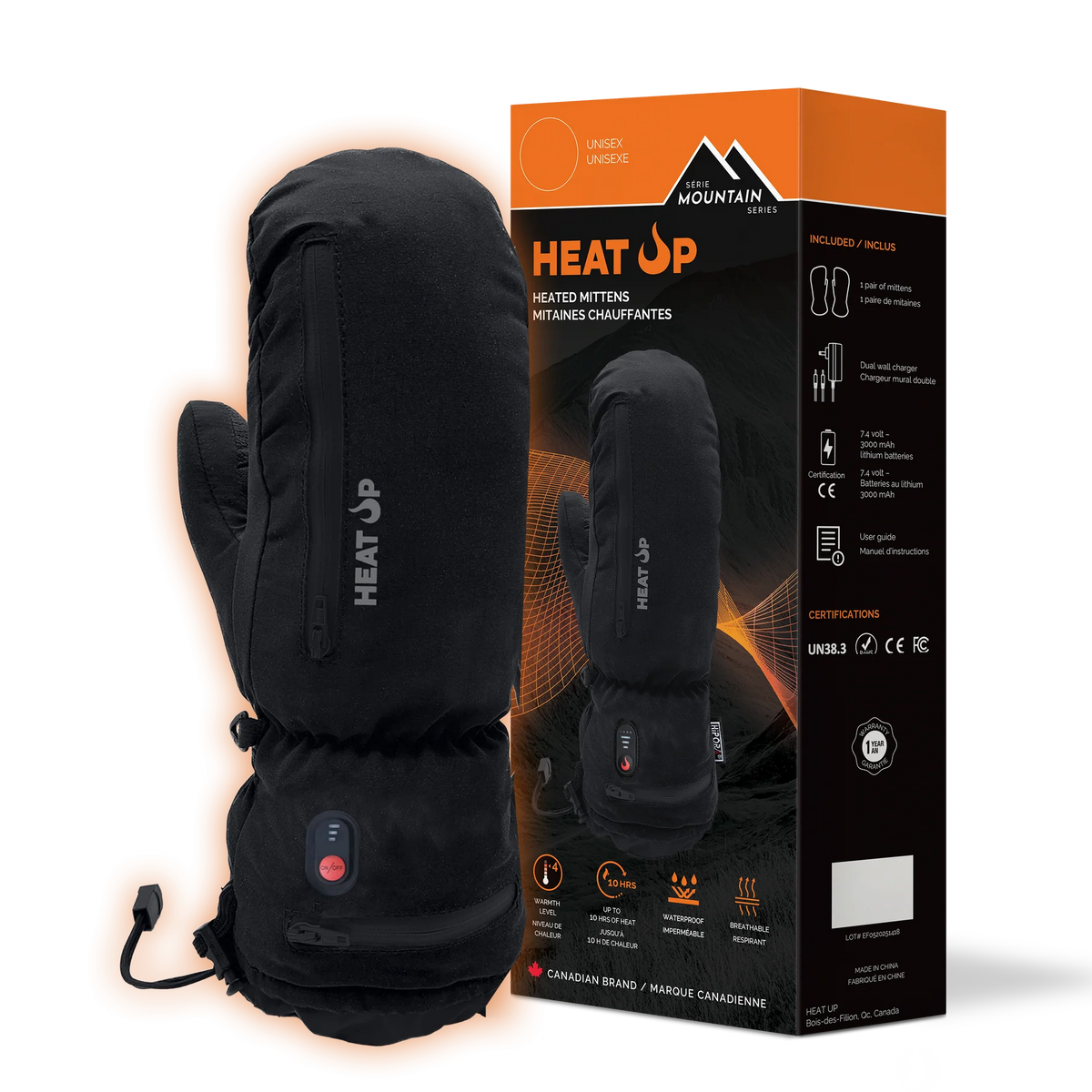 Mitaines chauffantes HEAT-UP Unisexe
