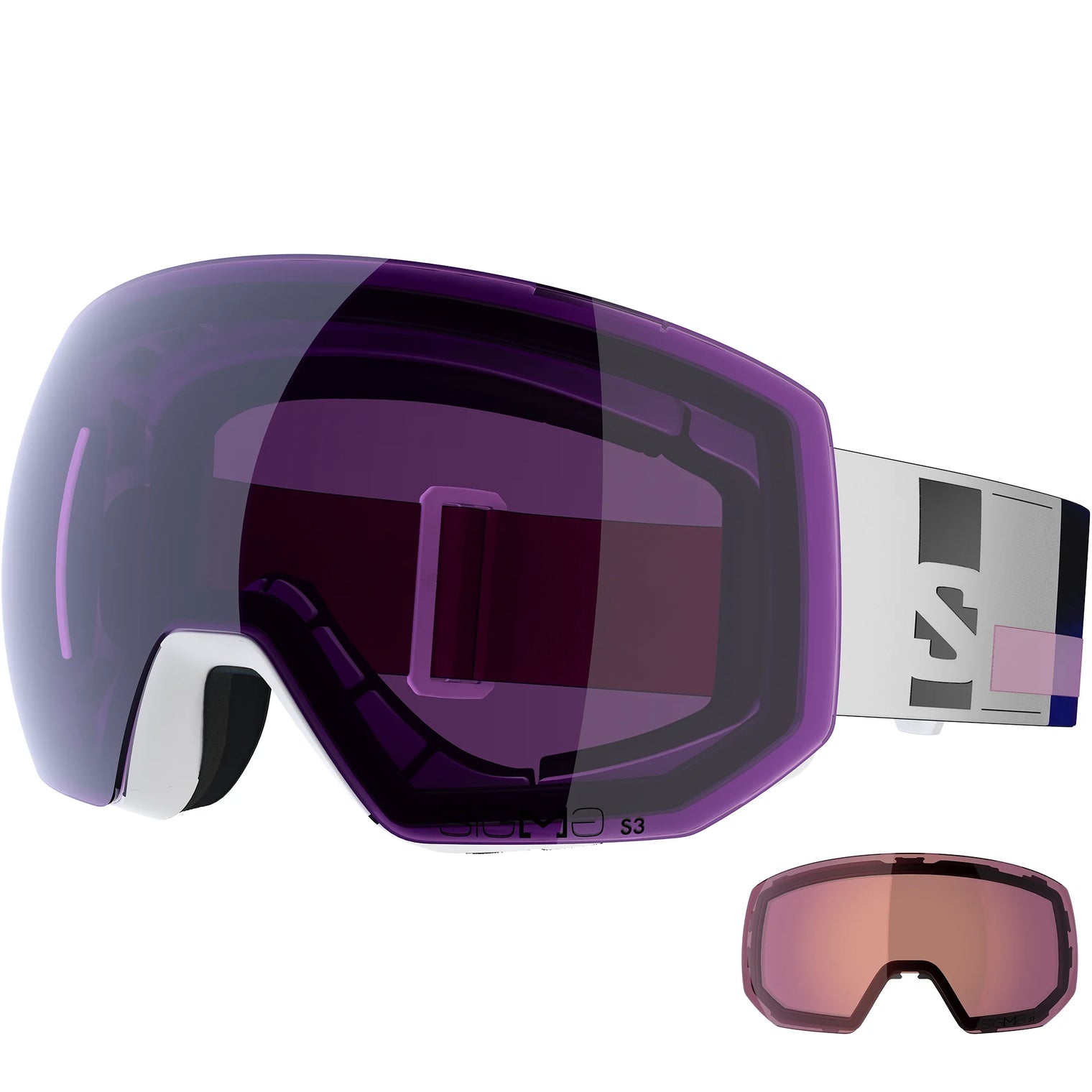 Lunette Salomon RADIUM PRO Sigma White Addikt+ vitre d'extra