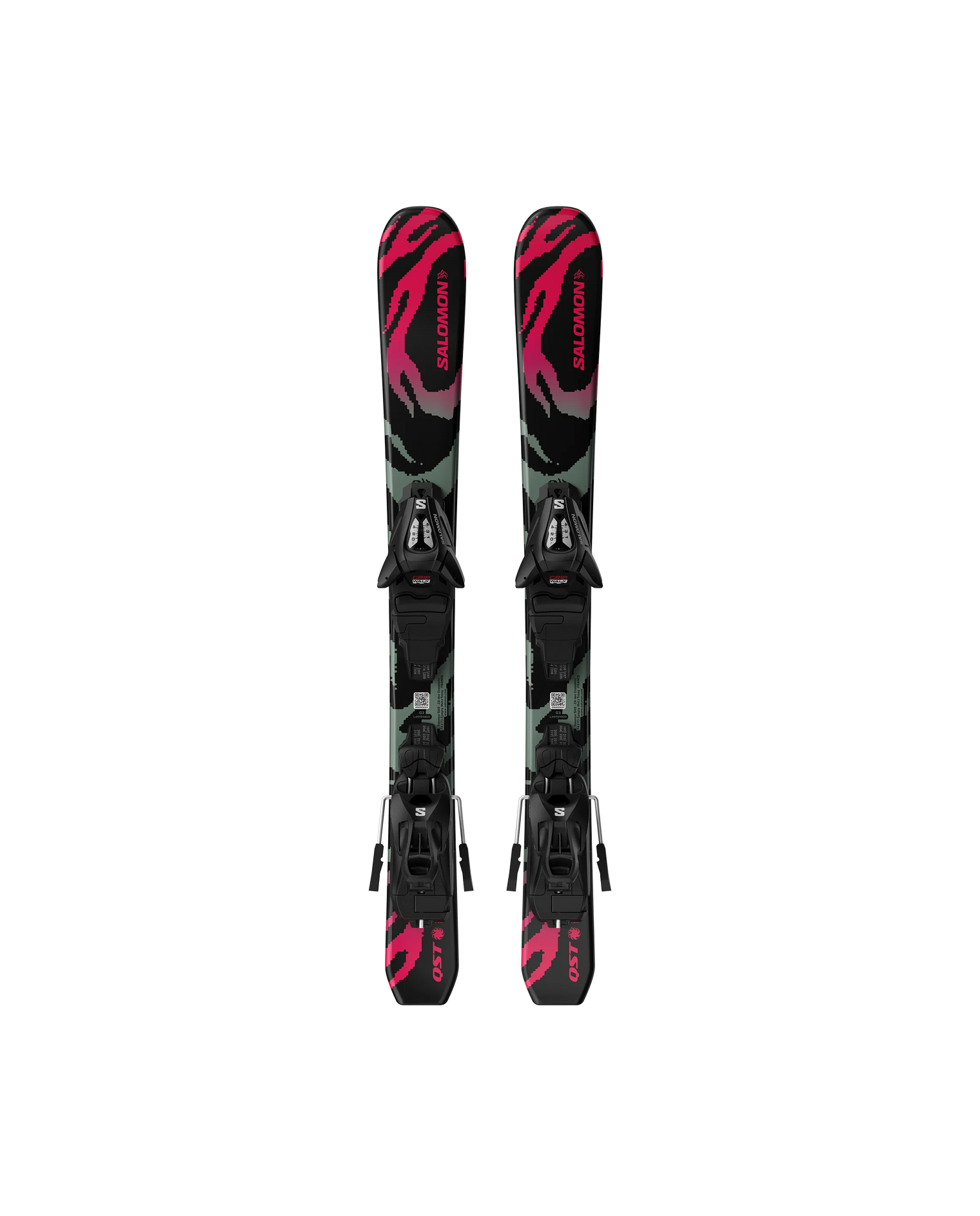 Ski Salomon L QST junior BLACK XS + Fixation C5