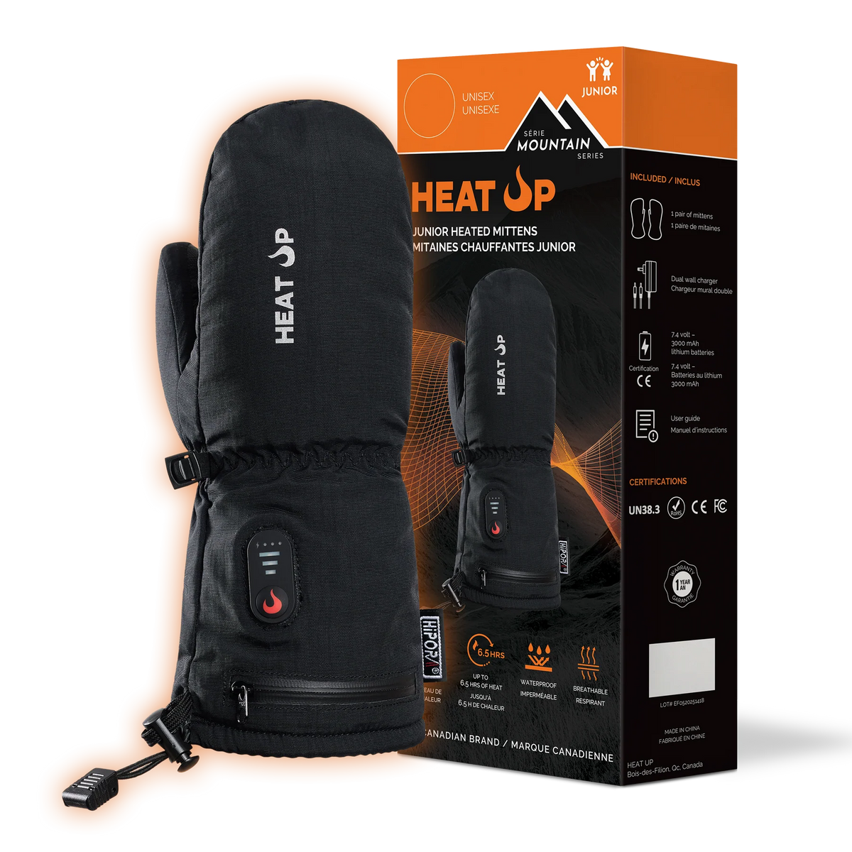 Mitaines chauffantes HEAT-UP Junior