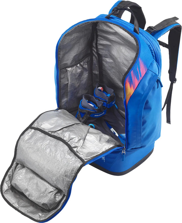 Sac à dos Salomon GO TO SNOW 50L Race Blue/Fiery Red/Safety